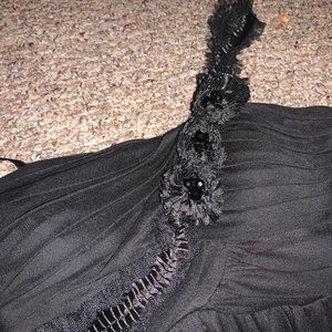 Elegant Black One Strap Dress